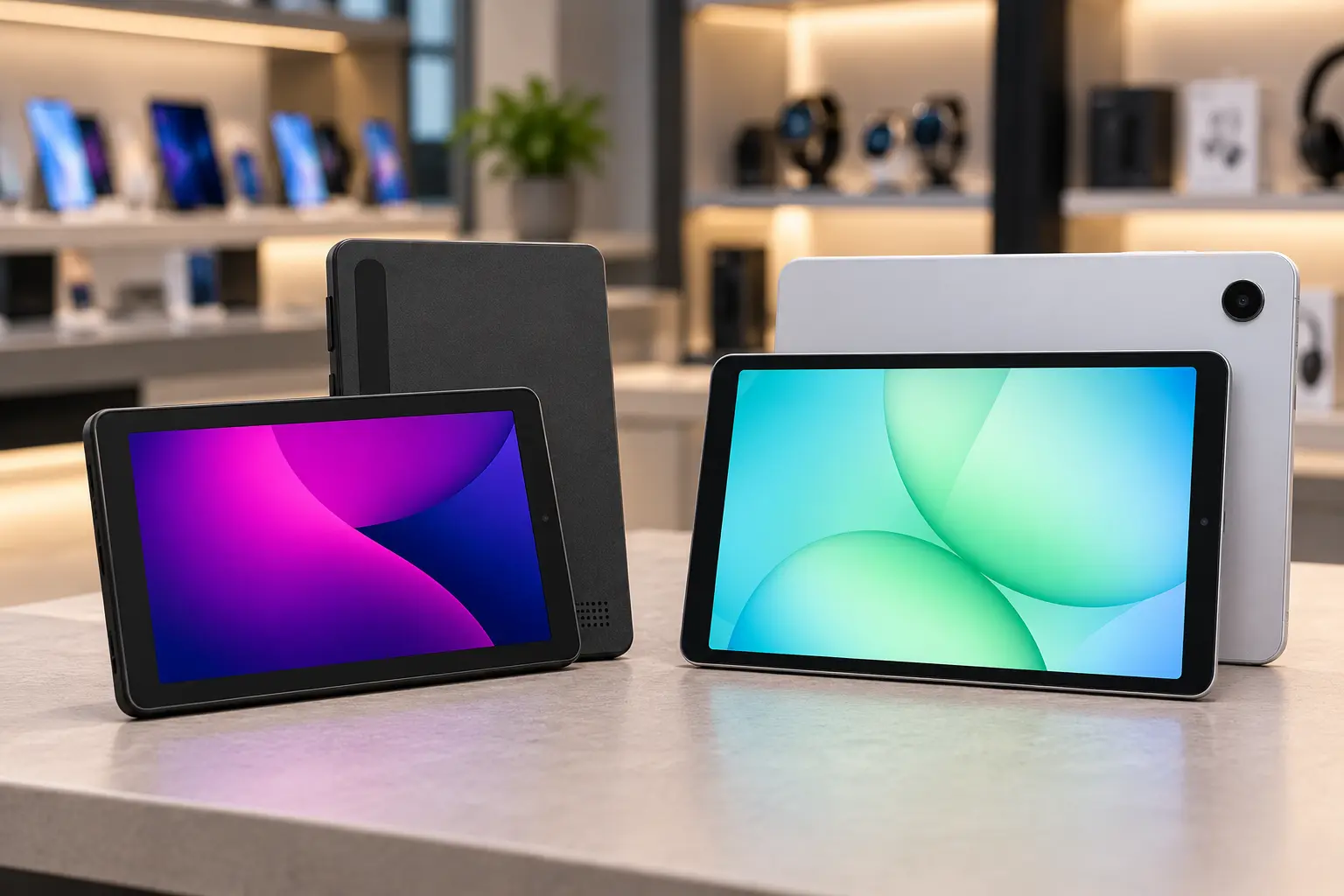 Vision TAB 7 ou Galaxy Tab A11: tela de 7 ou 8,7 polegadas
