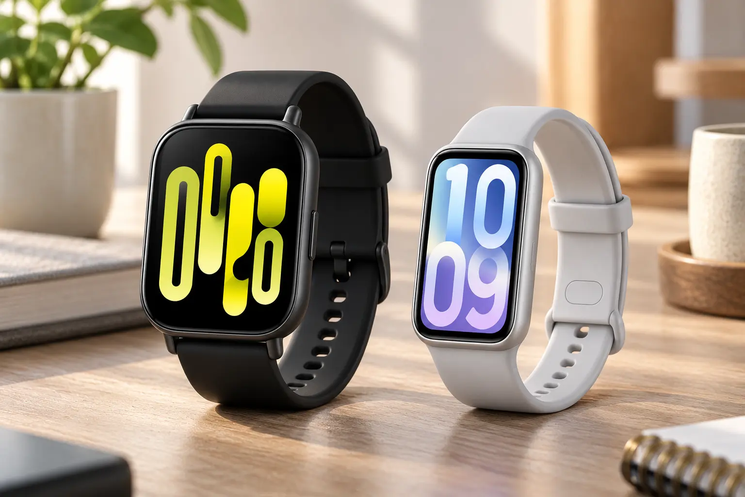 Redmi Watch 5 Active ou Smart Band 10 Pro: notificações ou GPS próprio