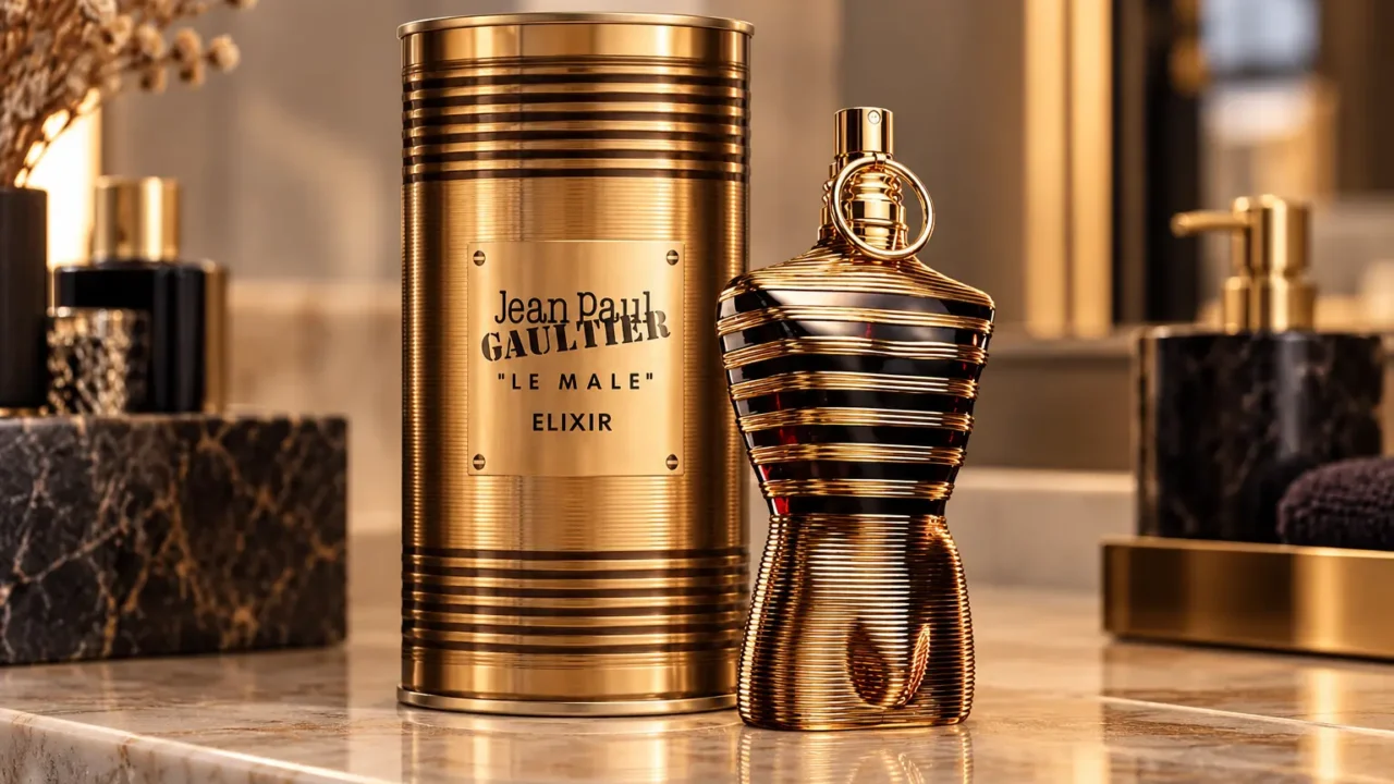 Três perfumes Le Male 125ml: baunilha, íris ou notas frutadas