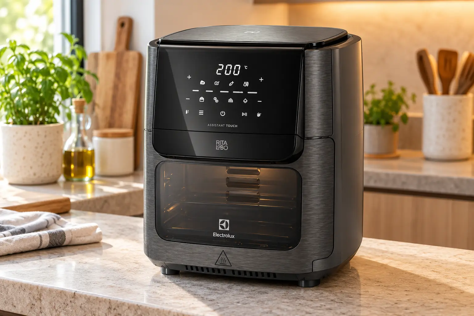 Air Fryer Electrolux Rita Lobo: cesto de 5,6L ou Oven de 12L