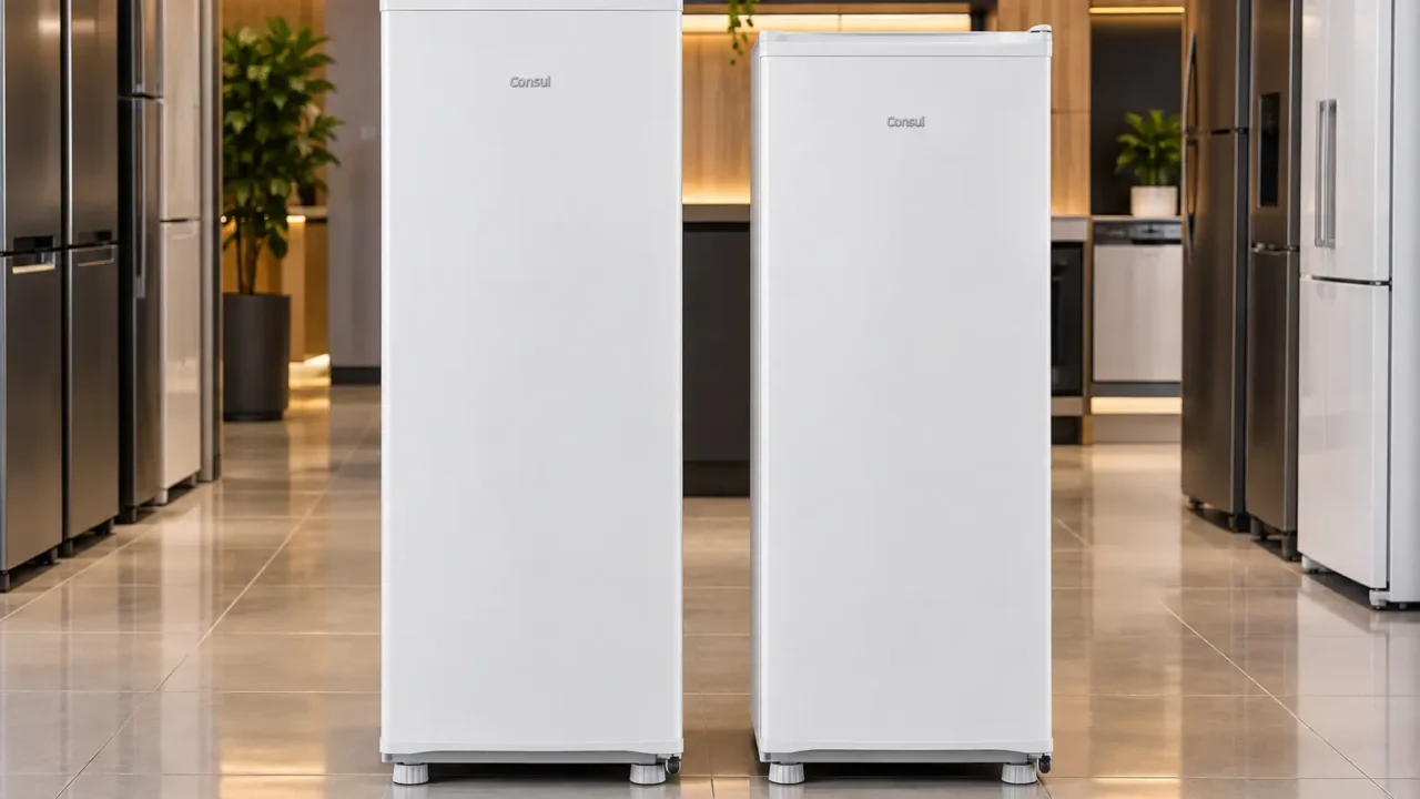 Freezer Consul de 159L ou 189L: 30 litros mudam a capacidade