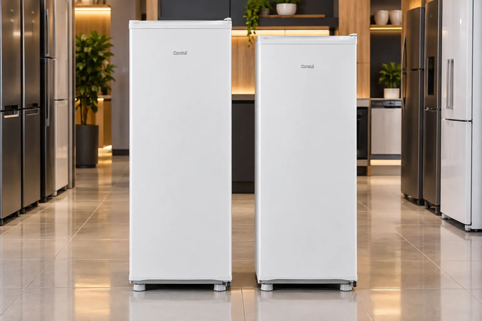 Freezer Consul de 159L ou 189L: 30 litros mudam a capacidade