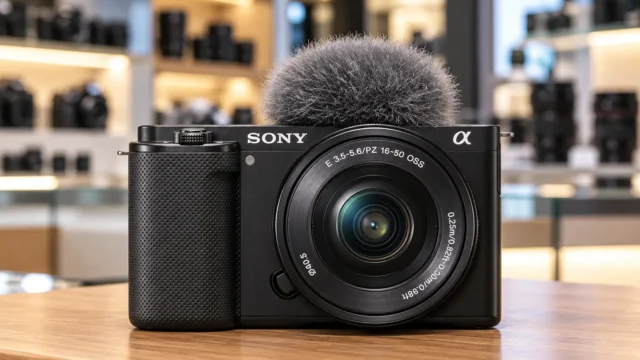 Sony ZV-E10 16-50mm ou Canon R50 e R100 com lente 18-45mm
