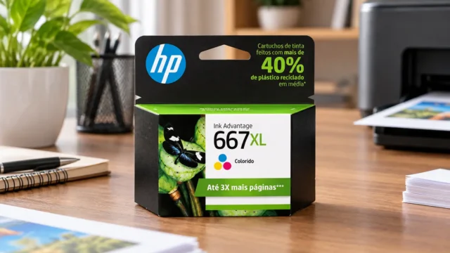 HP 667 ou 667XL: de 2 a 8,5 ml para imprimir mais páginas