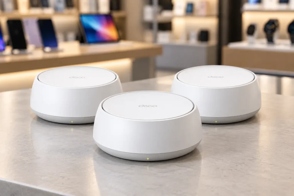 Deco X50 tem 3 pontos Wi-Fi 6; BE22 traz 2 com Wi-Fi 7
