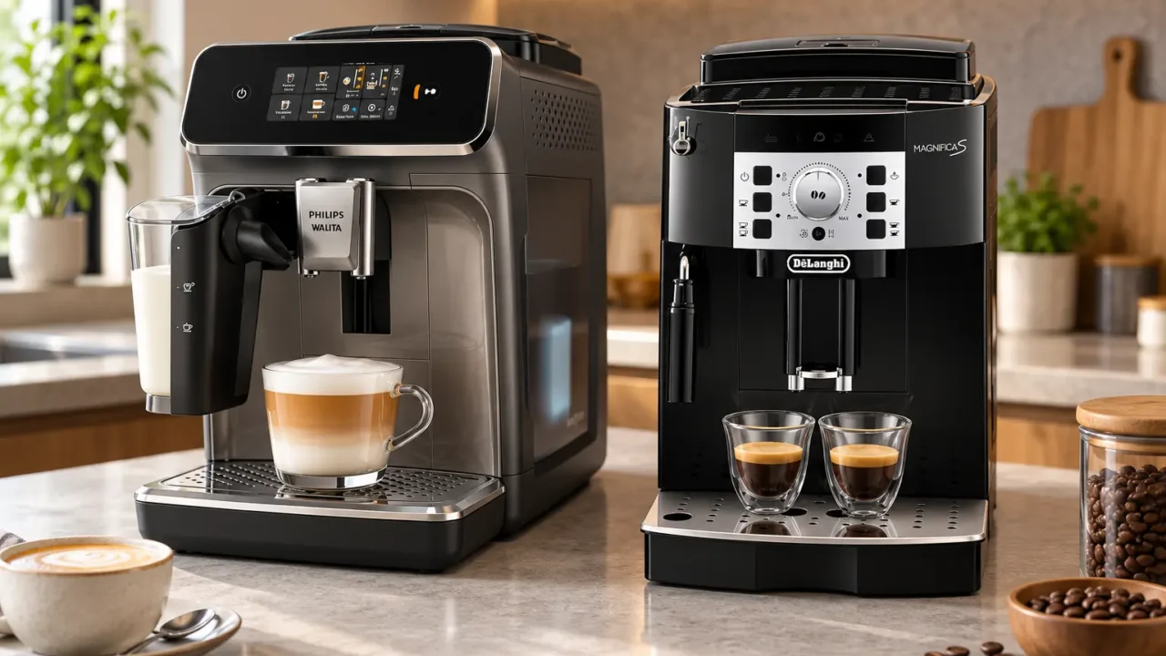 Philips Série 2300 ou De'Longhi Magnifica: o preparo do cappuccino