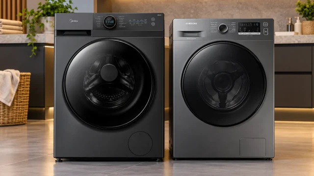 Midea HealthGuard ou Samsung WD11A: conectividade ou funções de lavagem