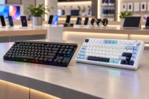 Logitech G515 ou AULA F75: baixo perfil ou troca de switches