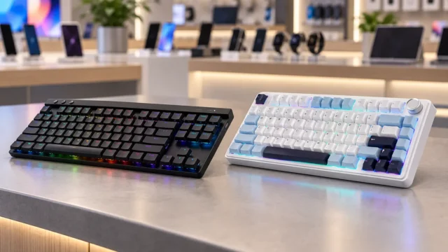 Logitech G515 ou AULA F75: baixo perfil ou troca de switches