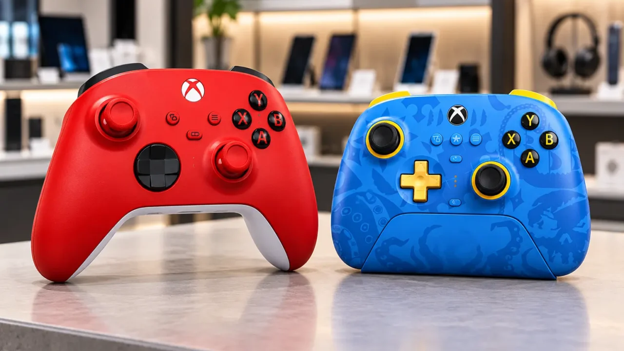 Xbox Pulse Red ou 8BitDo: controle tradicional ou botões extras