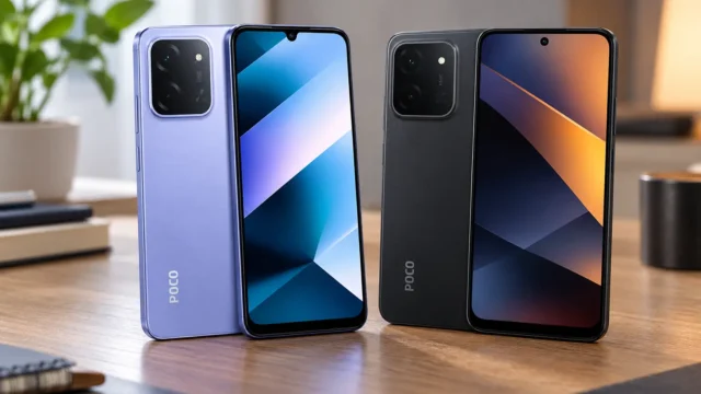 POCO C85 Roxo ou Preto: mesma memória, mas e o NFC?