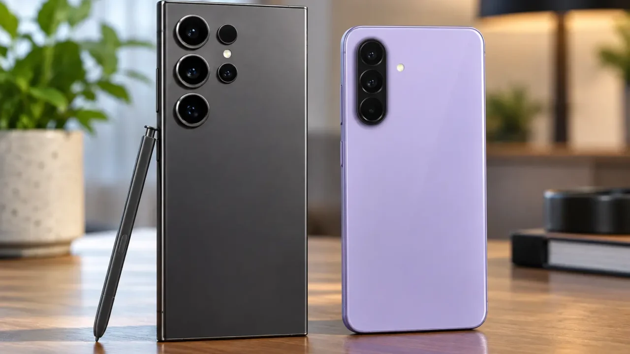 Galaxy A57 prioriza atualizações; S24 Ultra traz mais RAM, câmeras e tela