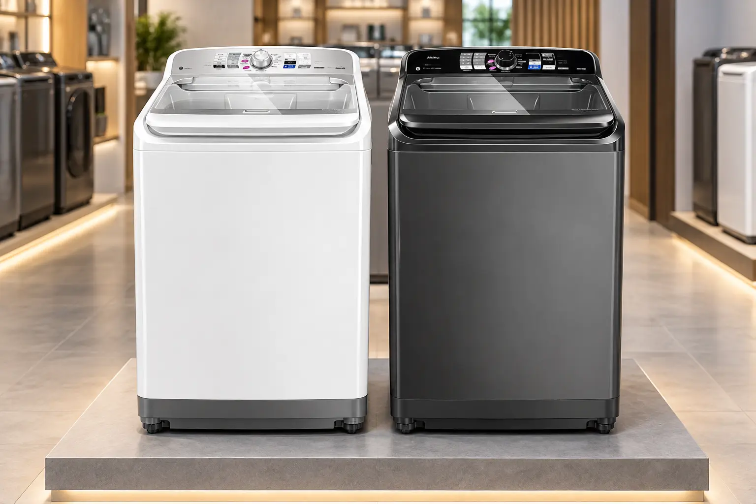 Panasonic 15 kg branca ou titânio: acabamento e Função Vanish