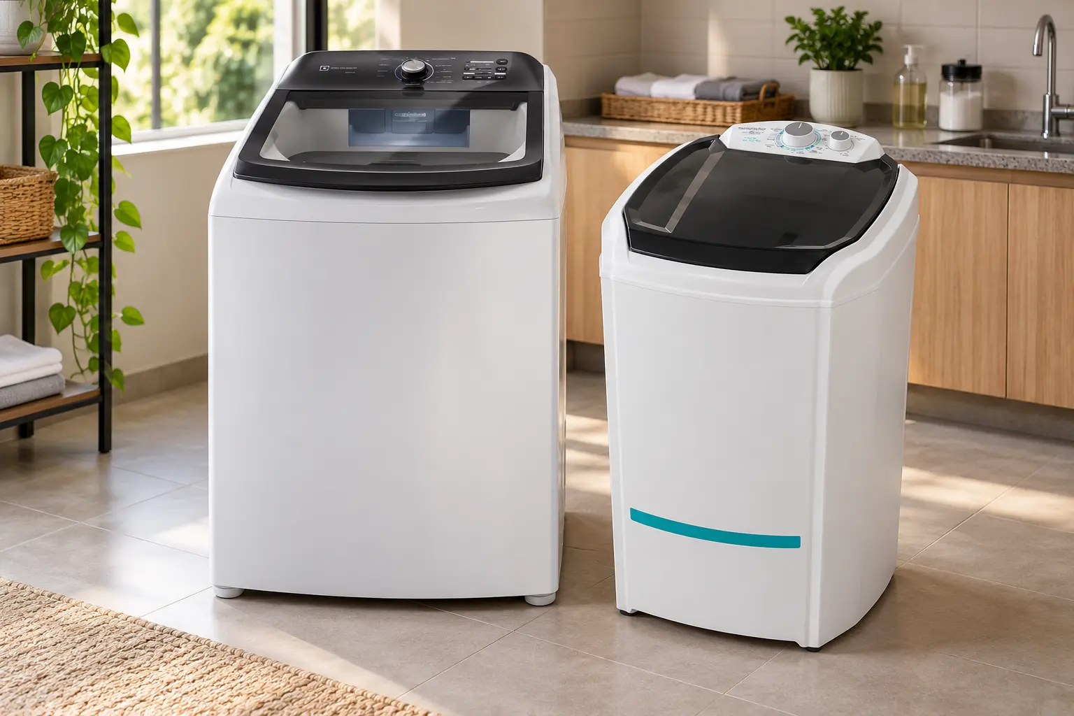 Suggar 20kg ou Electrolux 18kg: capacidade ou lavagem automática