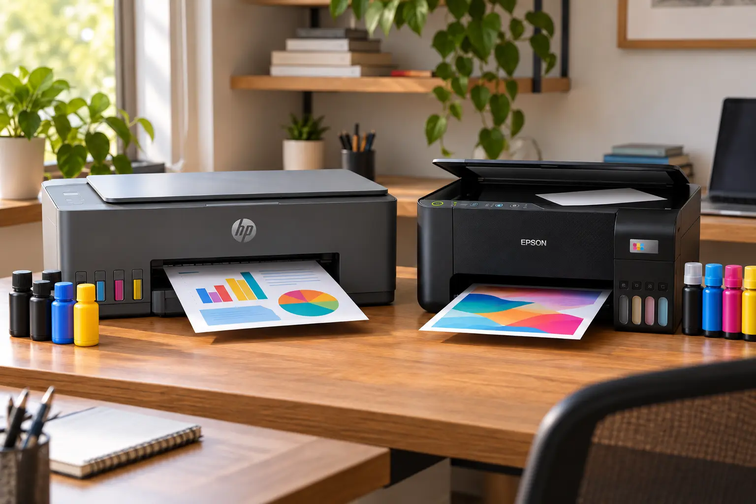 HP Smart Tank 581 ou Epson L3250: a diferença está na conexão Wi-Fi