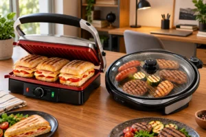 Mondial Press Grill 180° ou Cook & Grill 40: chapas duplas ou tampa?