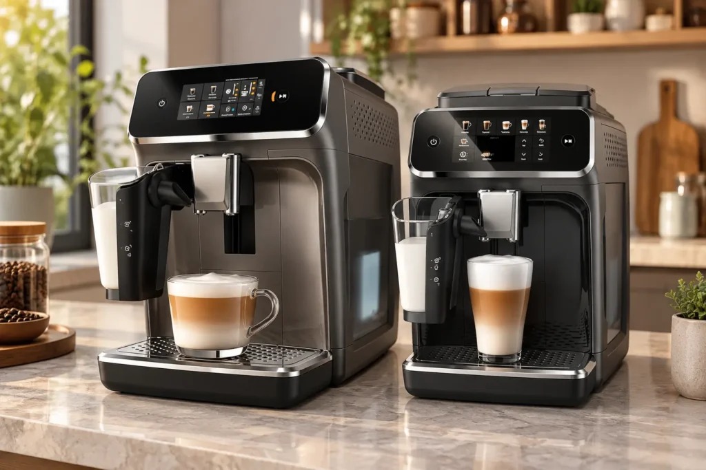 Philips Walita 4400 ou 2300: 12 ou 4 bebidas e personalização