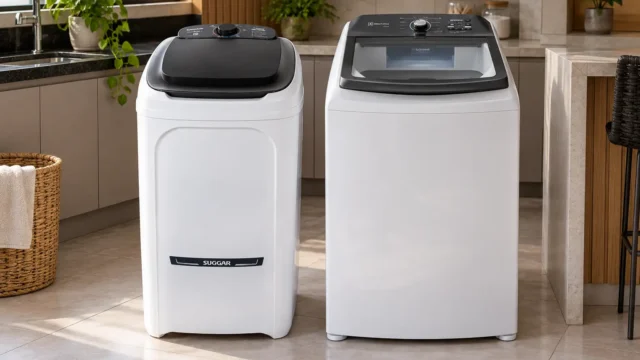 Suggar 15kg ou Electrolux 18kg: timer ou programas automáticos