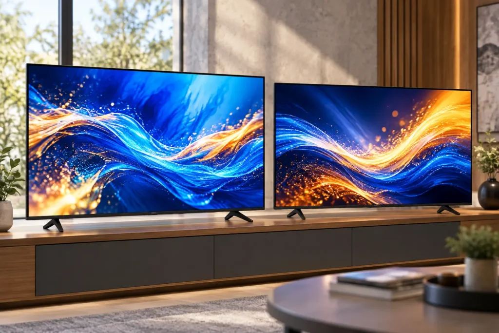 Samsung QEF1 ou Q7F de 55": o desempate pode estar no áudio