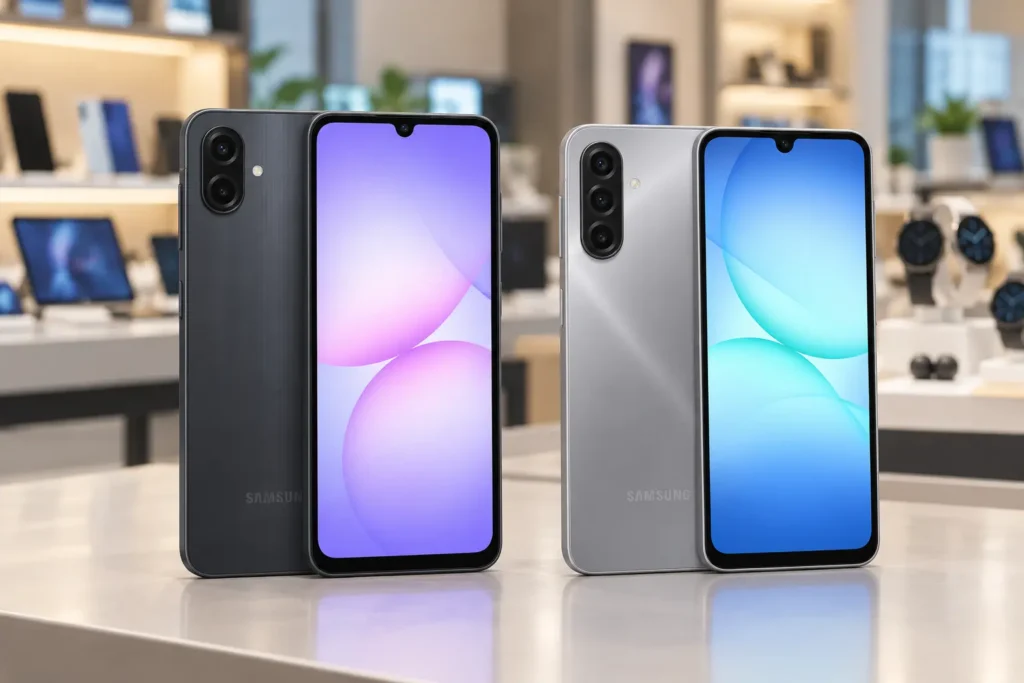 Galaxy A07 ou A17 5G: uso básico ou câmera com estabilização óptica
