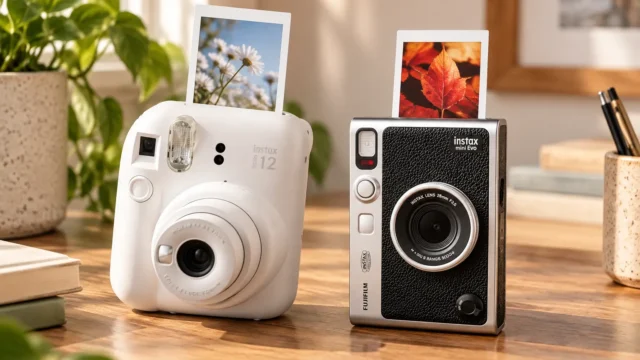 Instax Mini 12 ou Mini Evo: a diferença está em selecionar antes de imprimir