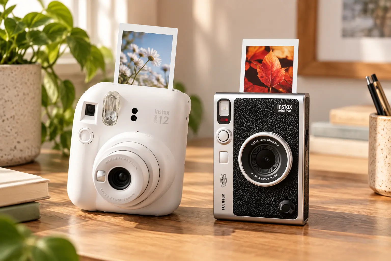 Instax Mini 12 ou Mini Evo: a diferença está em selecionar antes de imprimir