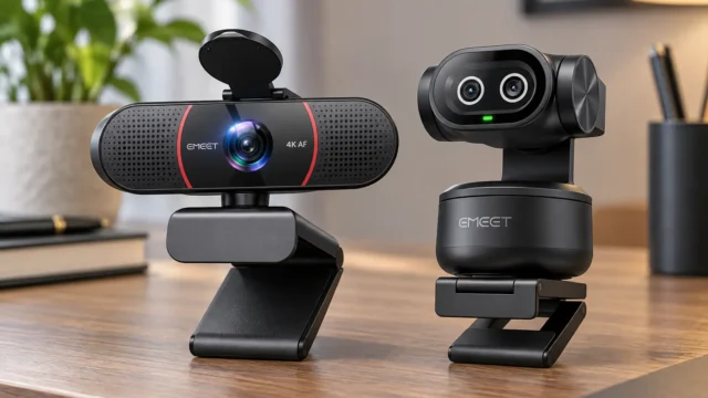 EMEET C960 4K ou PIXY: câmera fixa ou rastreamento automático