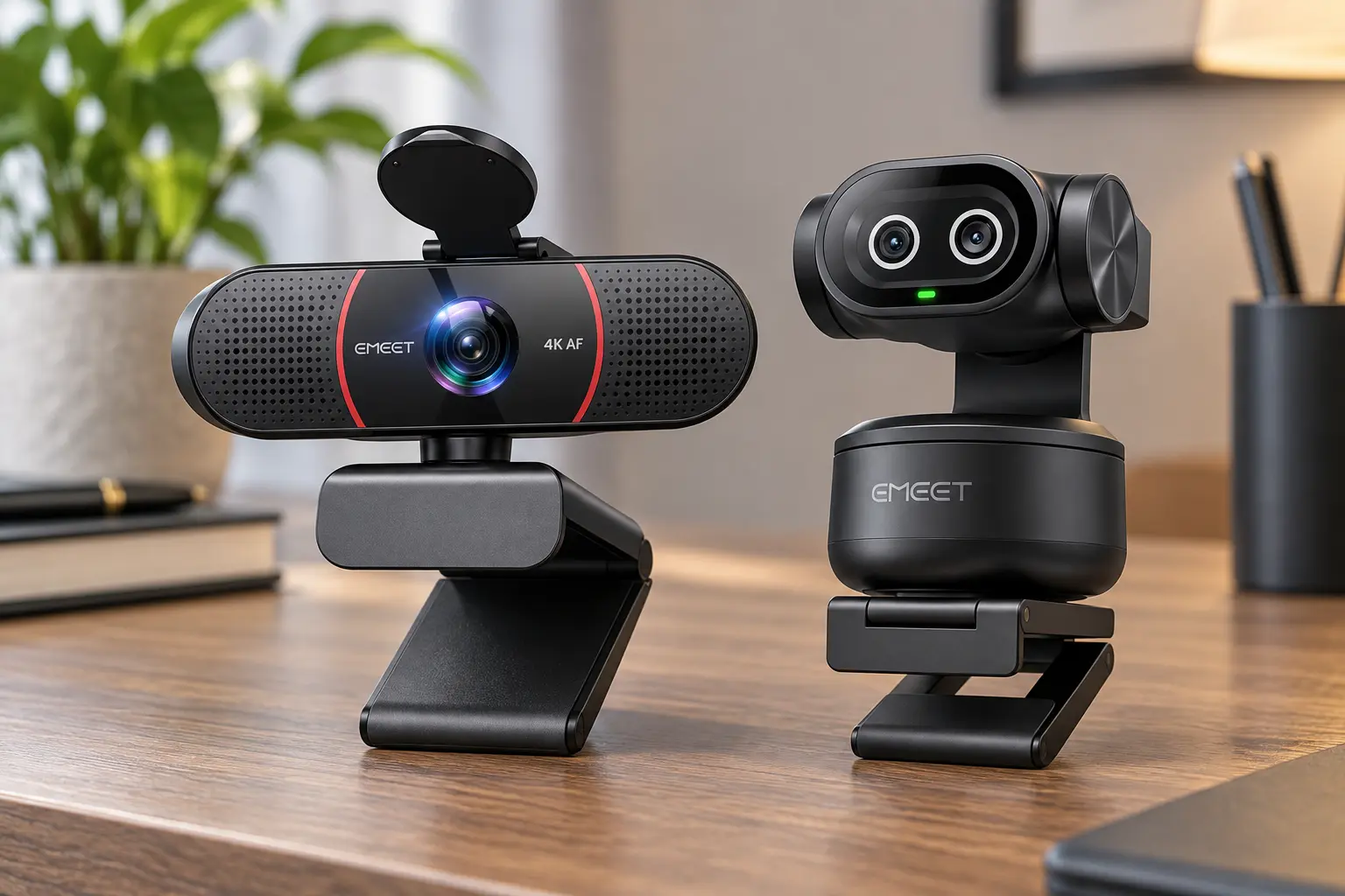 EMEET C960 4K ou PIXY: câmera fixa ou rastreamento automático