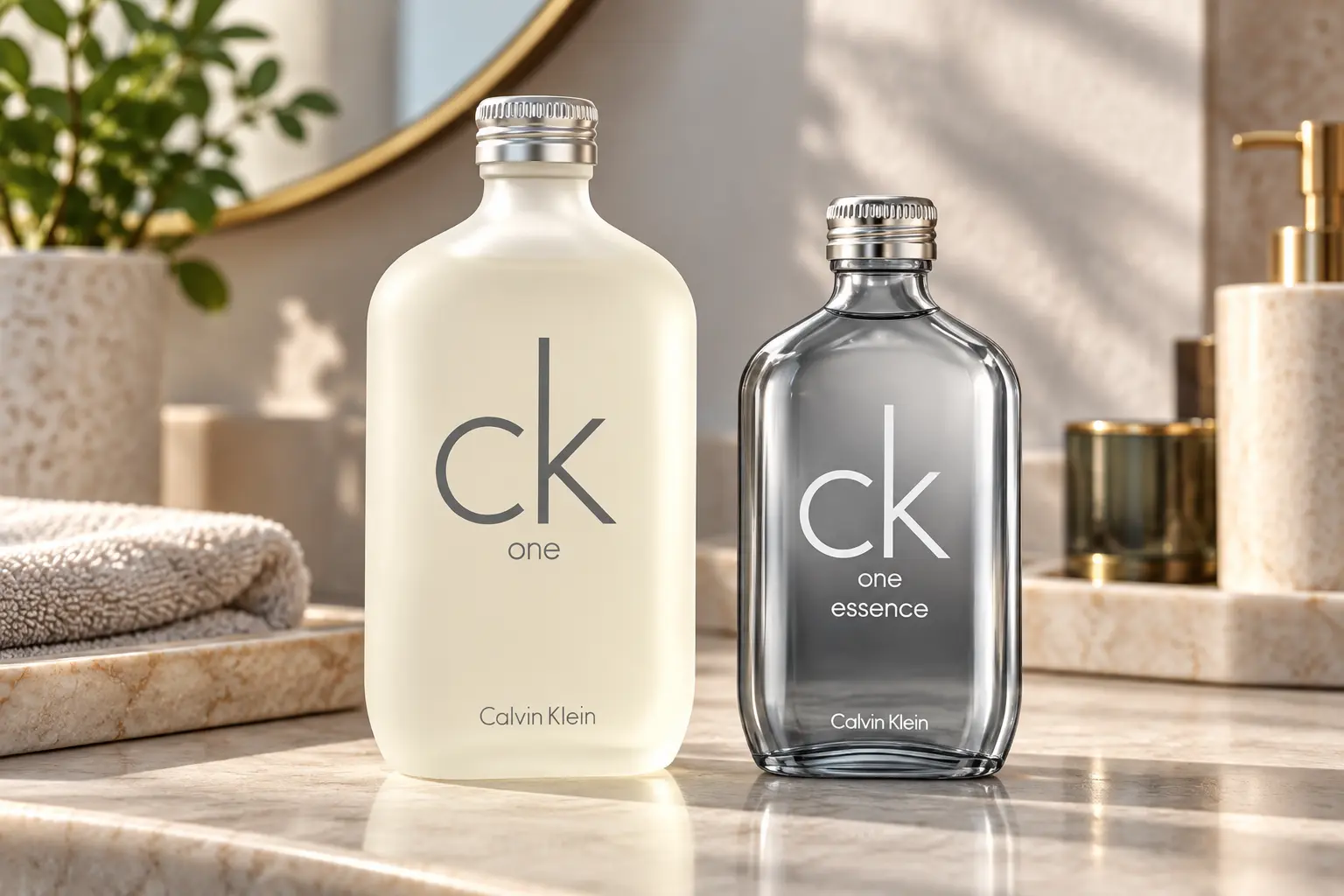 CK One EDT ou CK One Essence: frescor clássico ou intensidade?