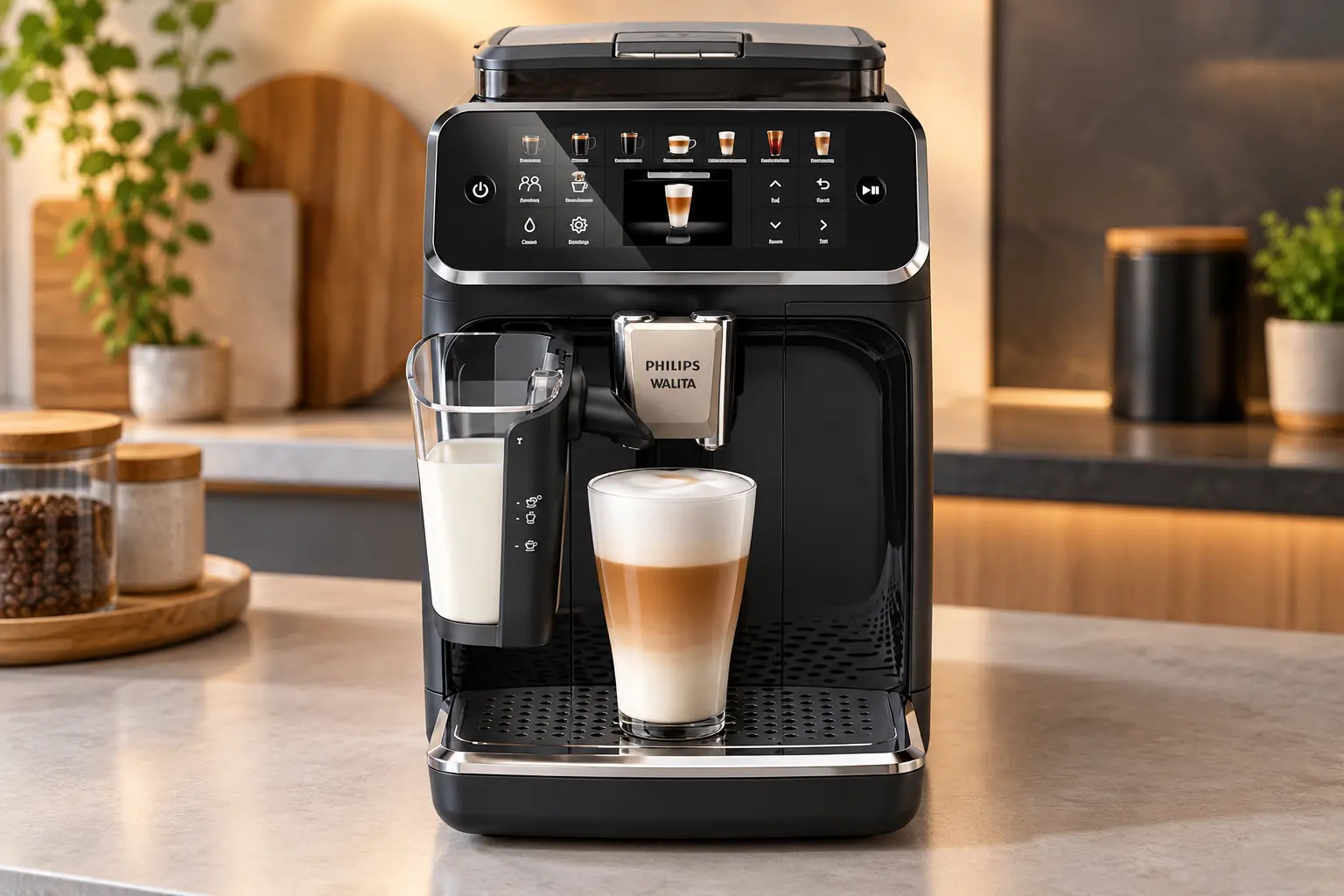 Philips Walita 1200, 4400 ou 5500: 2, 12 ou 20 bebidas automáticas
