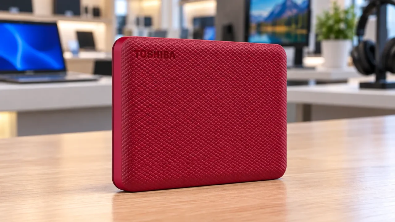 No Toshiba Canvio, a decisão começa em 1TB ou 4TB