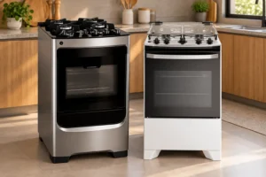 Consul CFO4VAR ou Electrolux FE4IW: mesa de vidro ou mesa inox