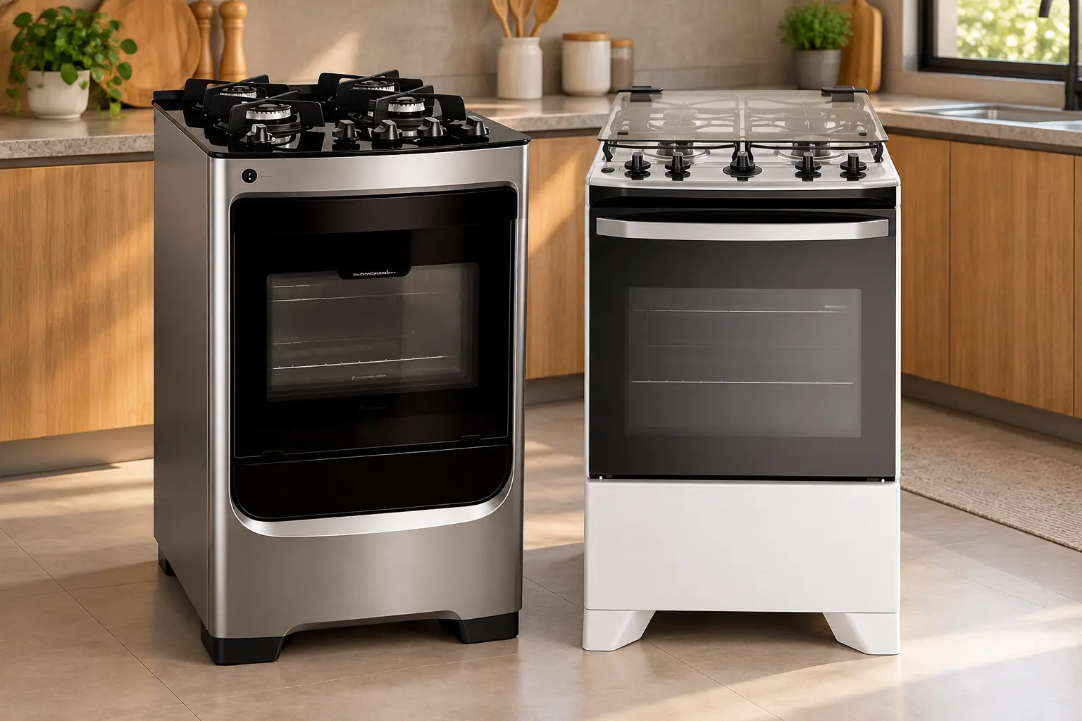 Consul CFO4VAR ou Electrolux FE4IW: mesa de vidro ou mesa inox