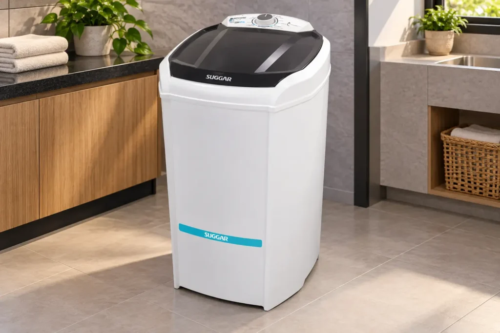 Suggar Lavamax Eco: 20 kg para edredom King, 15 kg para cargas menores