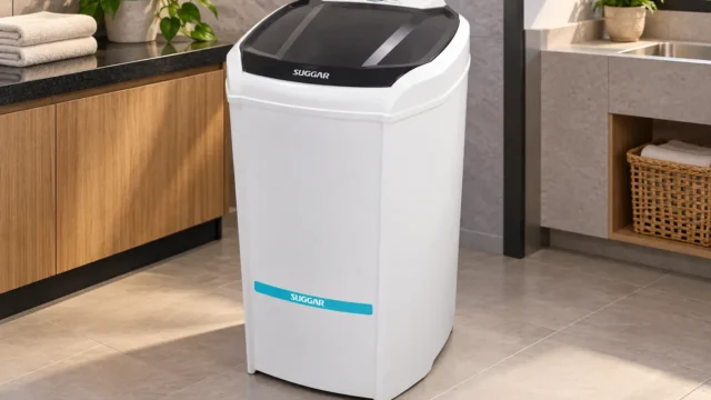 Suggar Lavamax Eco: 20 kg para edredom King, 15 kg para cargas menores