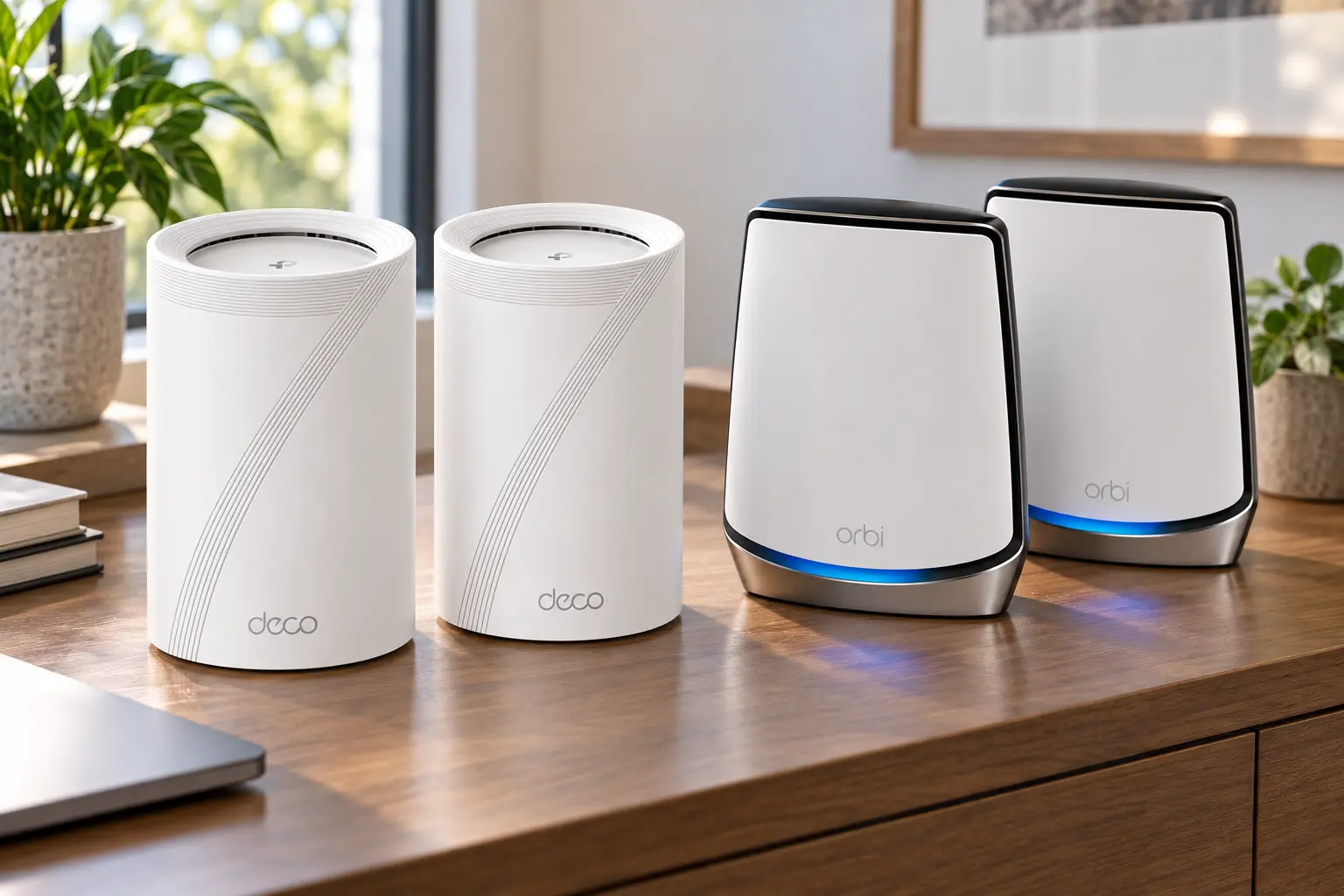 Deco BE65 ou Orbi RBK852: a diferença está nas portas 2,5 Gbps