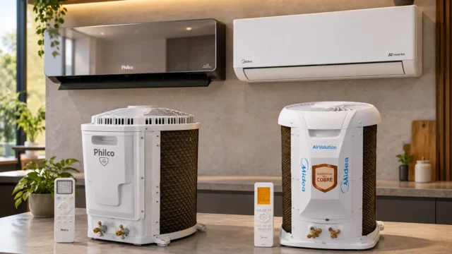 Philco PAC12QE ou Midea AI Airvolution: quente e frio ou automação