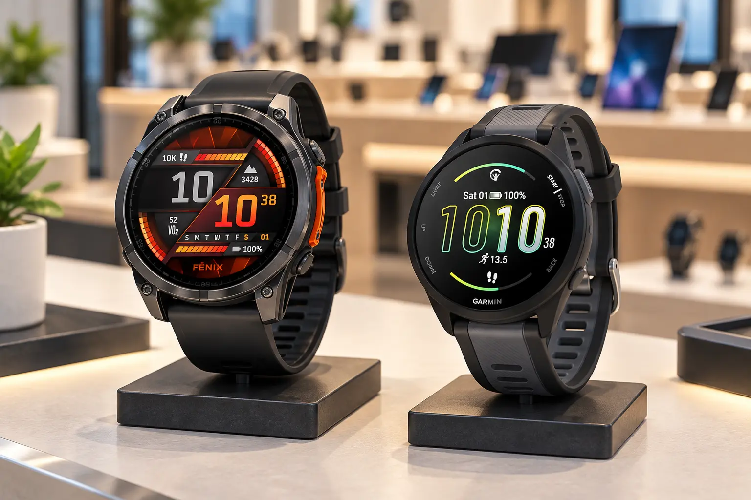Fenix 8 ou Forerunner 165: trilha e aventura ou foco na corrida