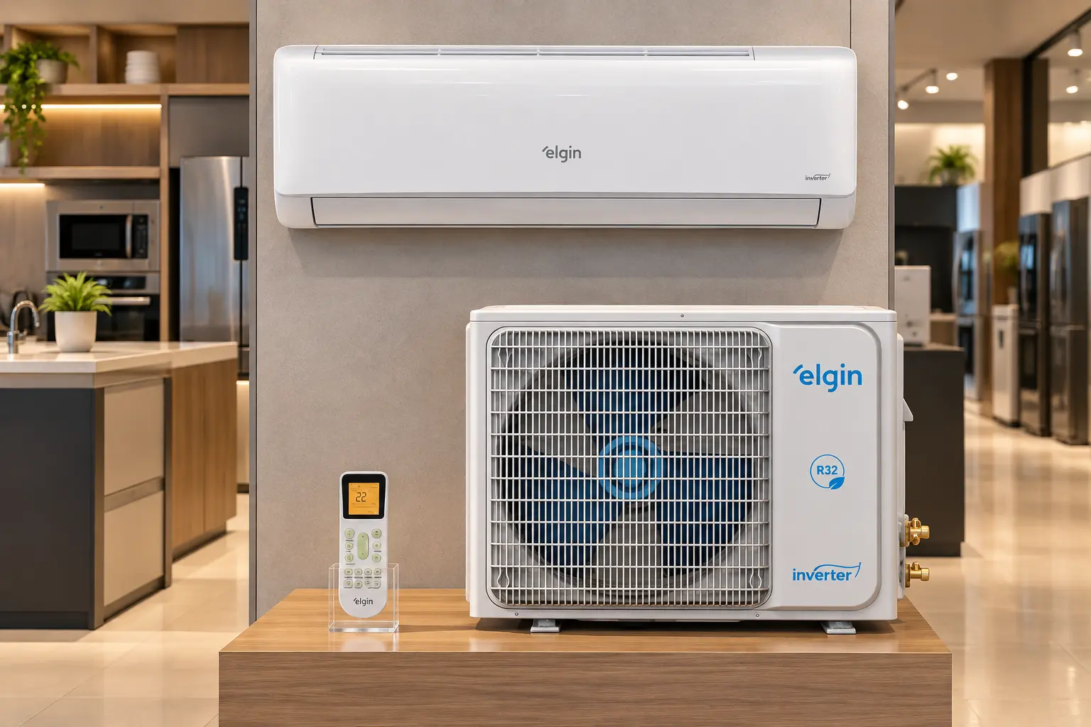 Elgin 24.000 BTUs ou 9.000 e 12.000: capacidade antes do Wi-Fi