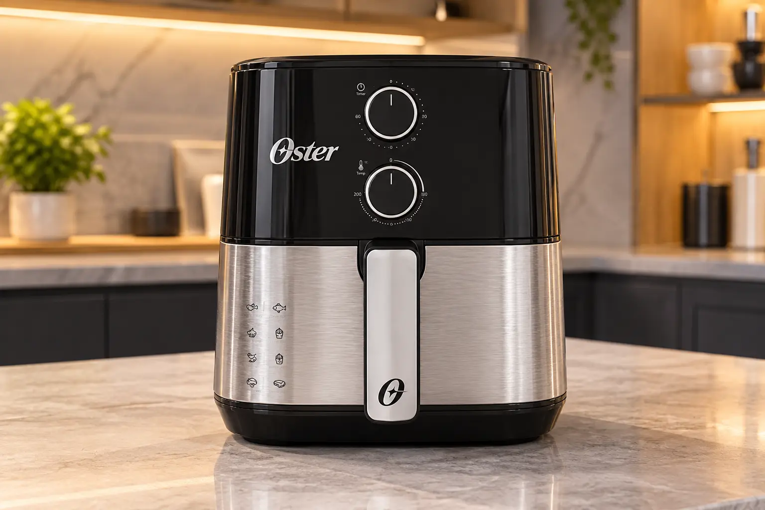 Oster OFRT520 e Uranyx 4 L separam timer simples de tigela de vidro